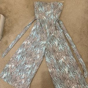 strapless romper